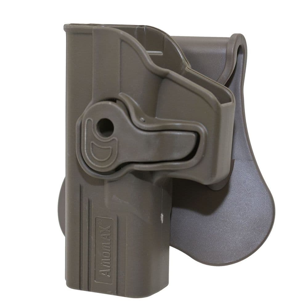 Amomax Retention Holster G-Series 17/22/31 Dark Earth L/H Left Handed