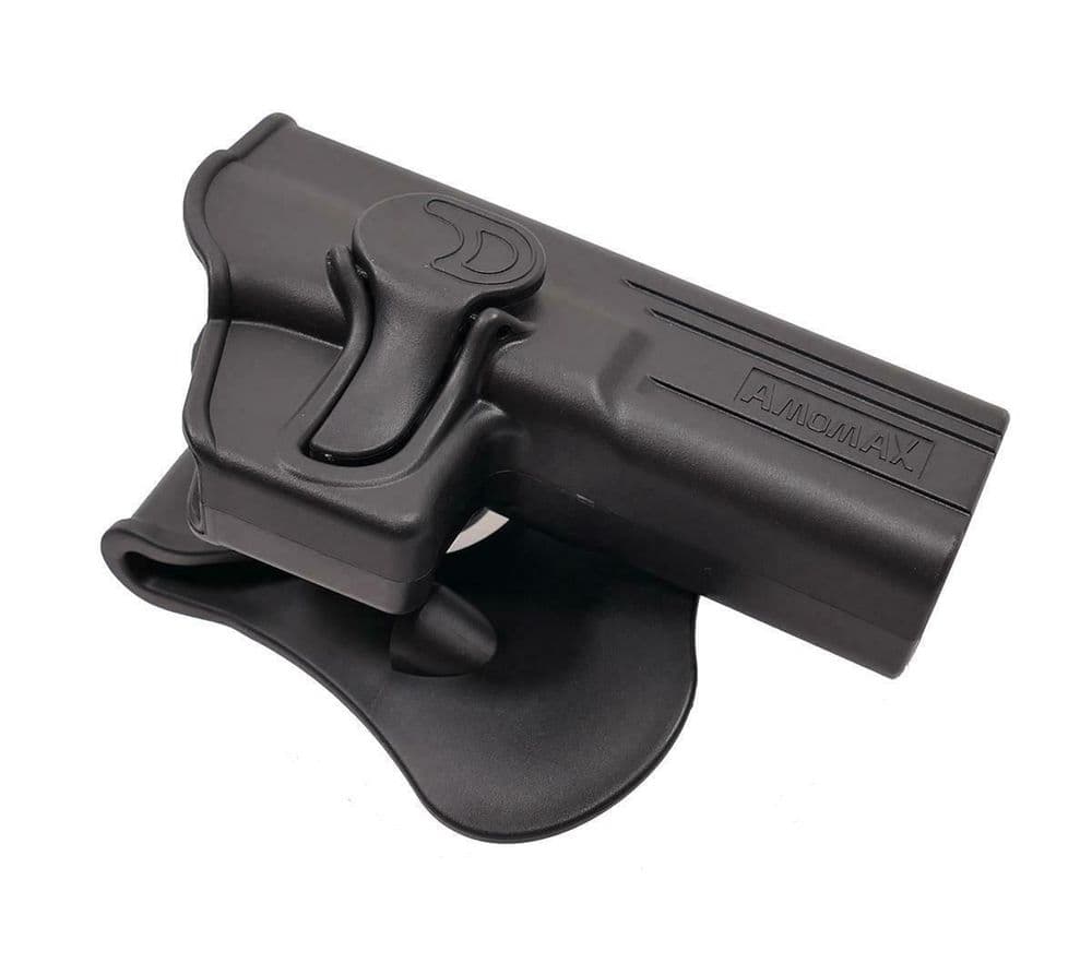 Amomax Retention Holster Glock 17/22/31 KWA ATP APS ACP Black R/H