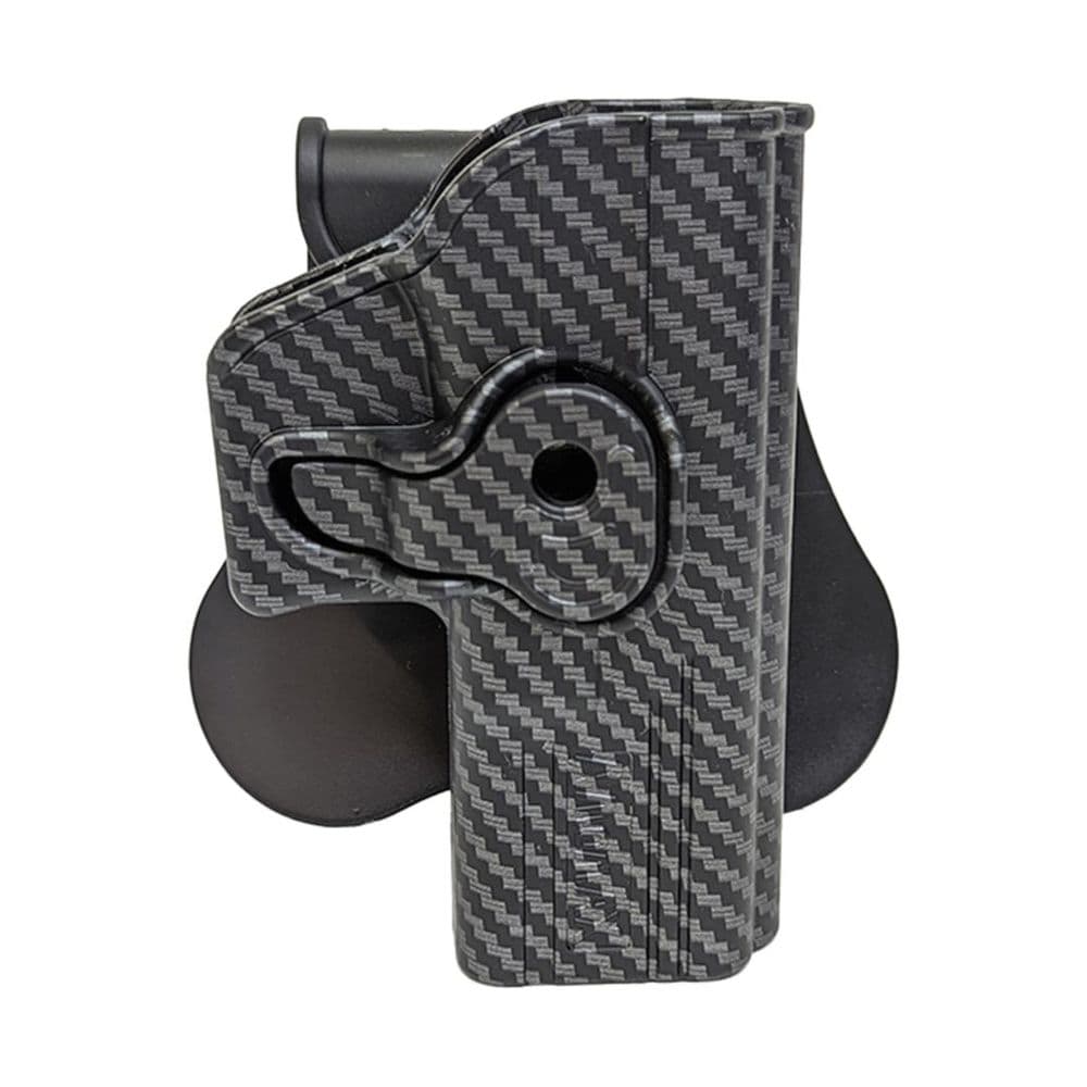 Amomax Retention Holster Glock Carbon Fibre Black R/H
