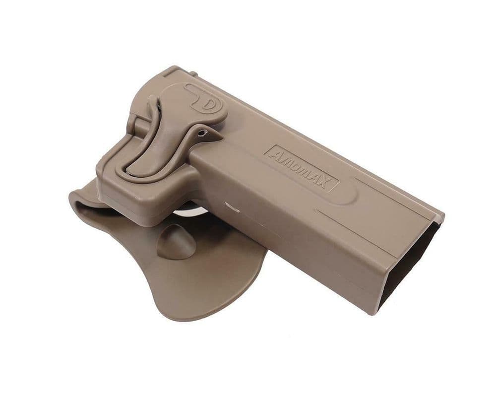 Amomax Retention Holster STI Hi-Capa 2011 Series FDE R/H
