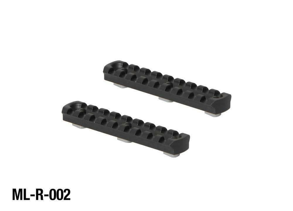 Ares 4" Key Rail For M-Lok System Black