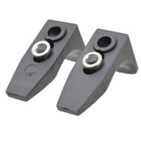 Ares Airsoft Rifle Hand Stop Grip Set for Keymod Rail Black Type B