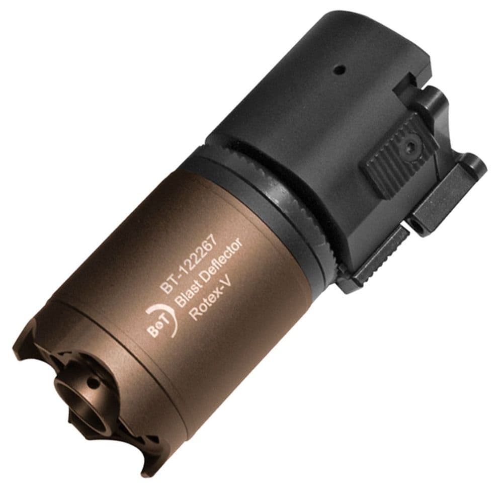 ASG B&T Rotex-V Barrel Extension Mock Suppressor 95mm Blast Deflector ...