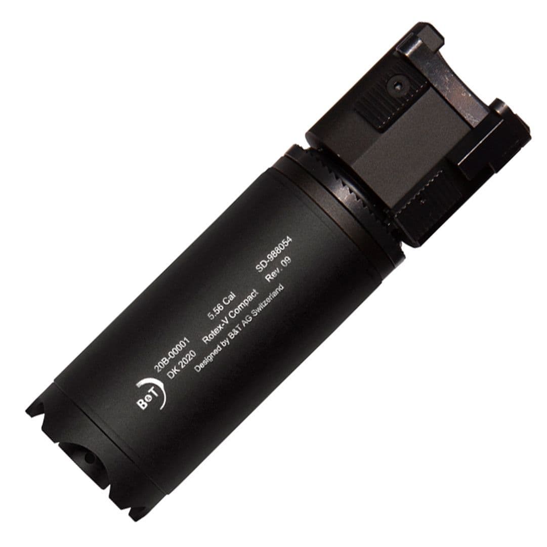 ASG B&T Rotex-V Barrel Extension Mock Suppressor Compact 130mm Black