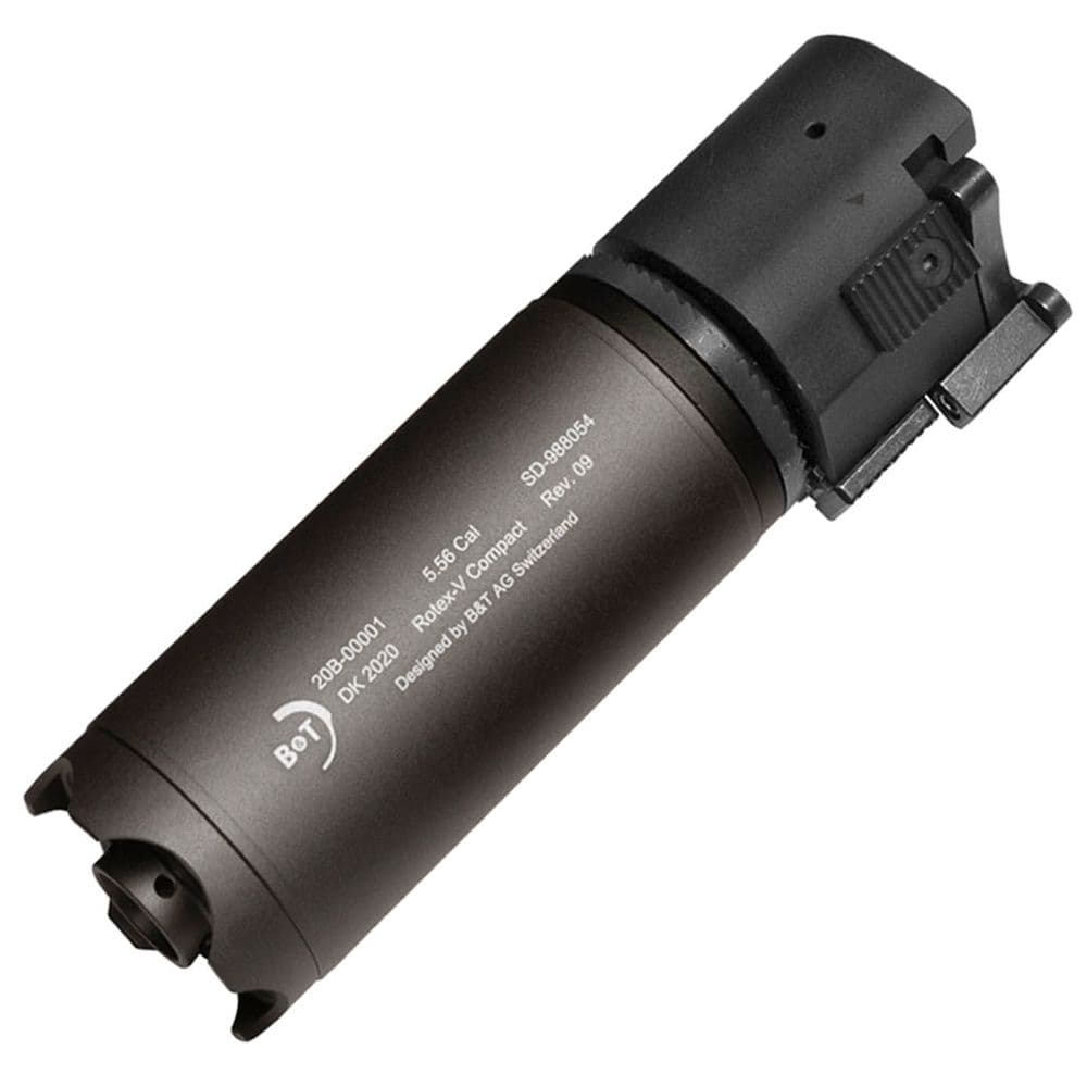ASG B&T Rotex-V Barrel Extension Mock Suppressor Compact 130mm Grey