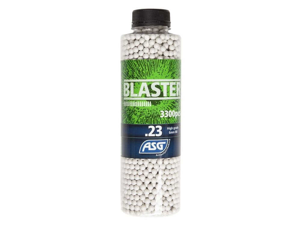 ASG Blaster Airsoft BB's 0.23g 3300 Bottle White