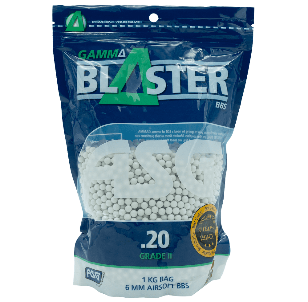 ASG Gamma Blaster Airsoft BB’s 0.20g 1kg Bag High Grade Pellets