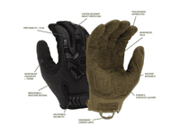 ASG Venture Gear Tactical VGTG40 Impact Operators Gloves Coyote