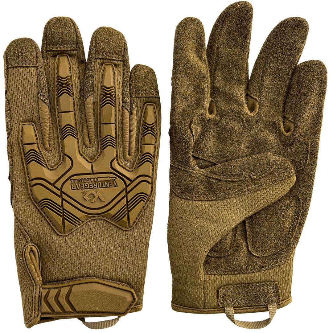 ASG Venture Gear Tactical VGTG40 Impact Operators Gloves Coyote