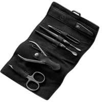 Boker Arbolito Traveller Mens Manicure Set Case Tweezer Scissors File