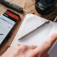 Boker Plus Redox Pen Grey Ethergraf Tip Writing