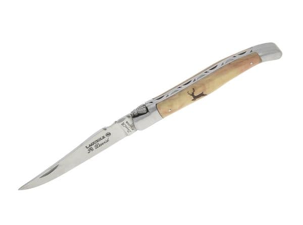 Boker Robert David Laguiole Cerf Olive Wood Hunter Pocket Knife