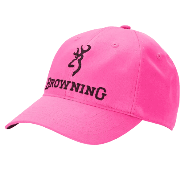 Browning Baseball Hat Cap Pink Blaze Clays Trap Game