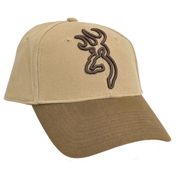 Browning Buckwax Baseball Hat Cap Khaki / Brown