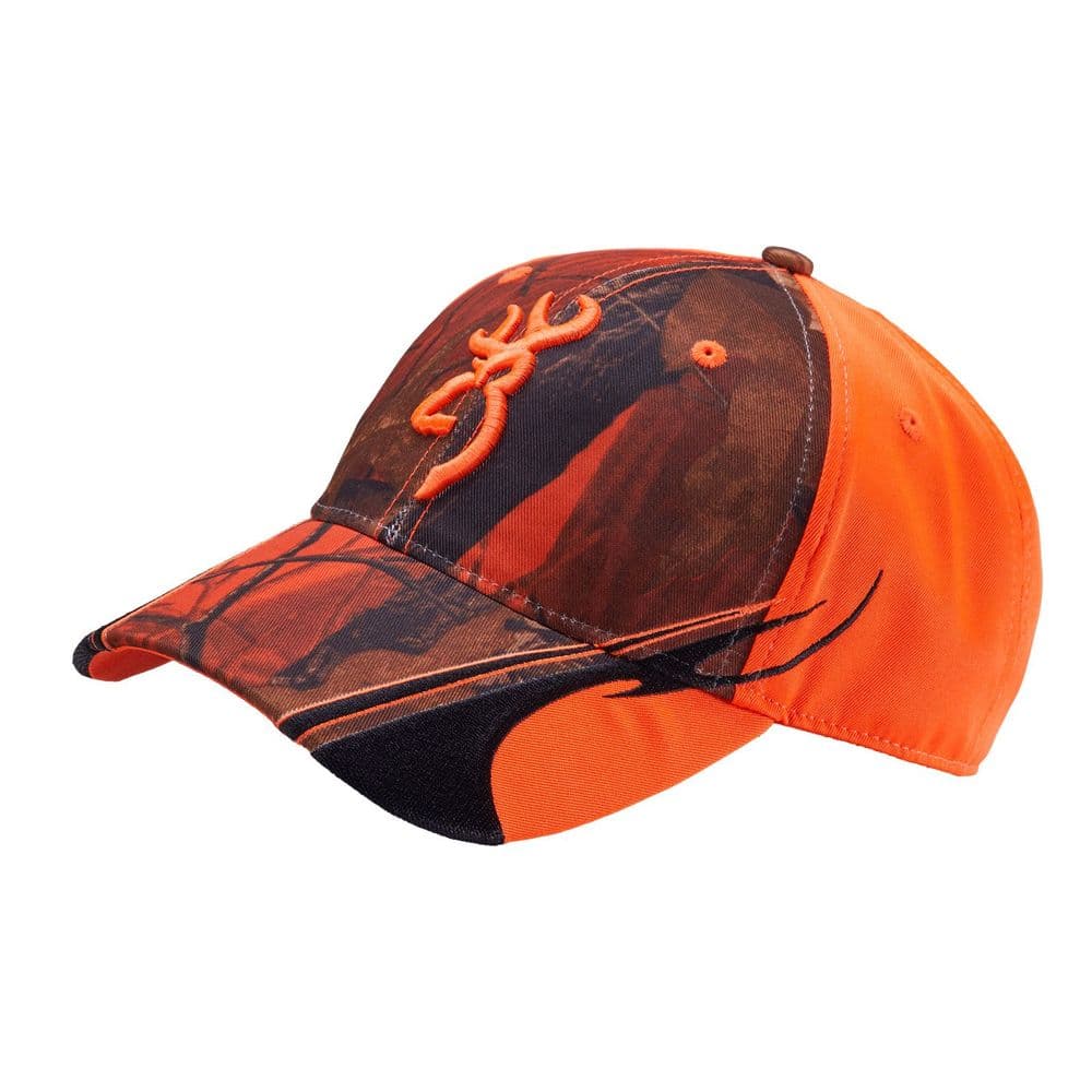 Browning Centerfire Baseball Cap Blaze Camo Orange