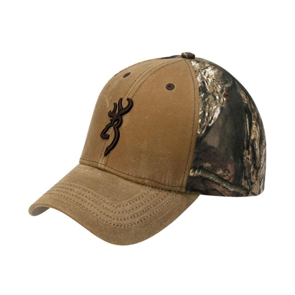 Browning Logo Baseball Cap Opening Day Wax RTX Realtree Xtra