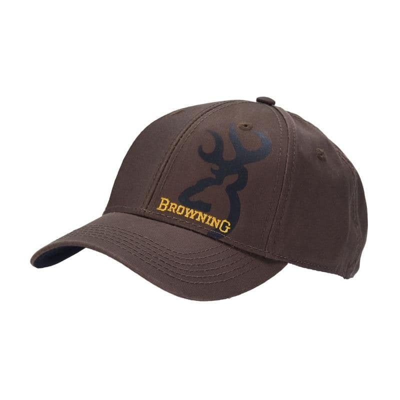 Browning Logo Baseball Hat Cap Big Buck Olive Country Wear