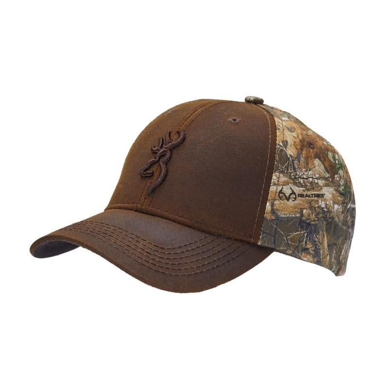 Browning Logo Baseball Hat Cap Deep Forest Real Tree Edge Camo
