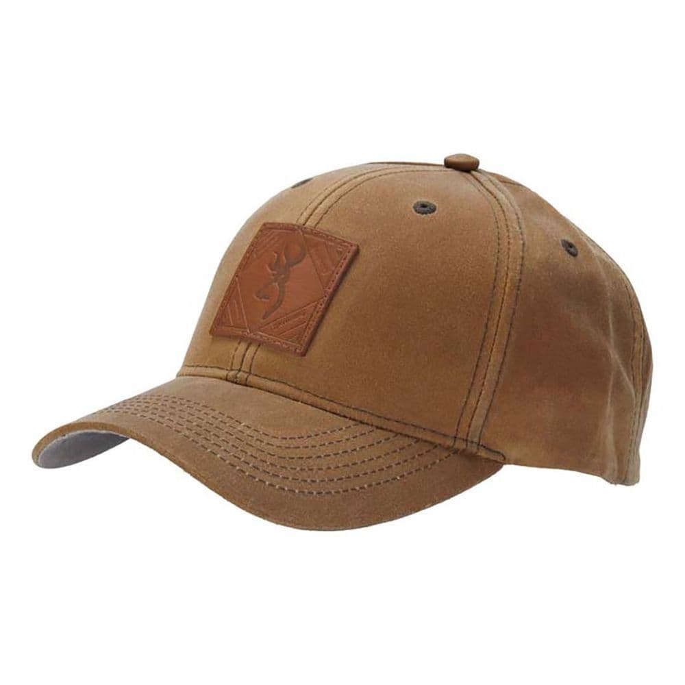 Browning Logo Baseball Hat Cap Stone Sand