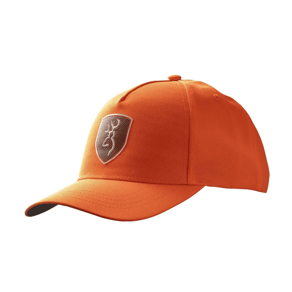 Browning Stalkers Logo Baseball Hat Cap Shield Orange Tracker
