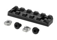Claw Gear M-LOK 5 Slot Rail Mount Black Scope Torch
