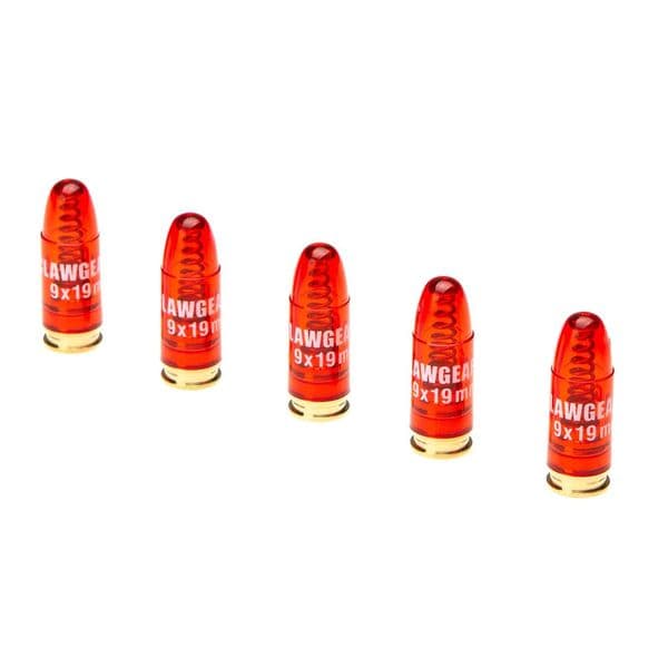 Claw Gear Premium Pistol Snap Caps 9mm Safety Training 5 Pack