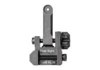 Claw Gear Rifle Rear Flip Up Sight Black