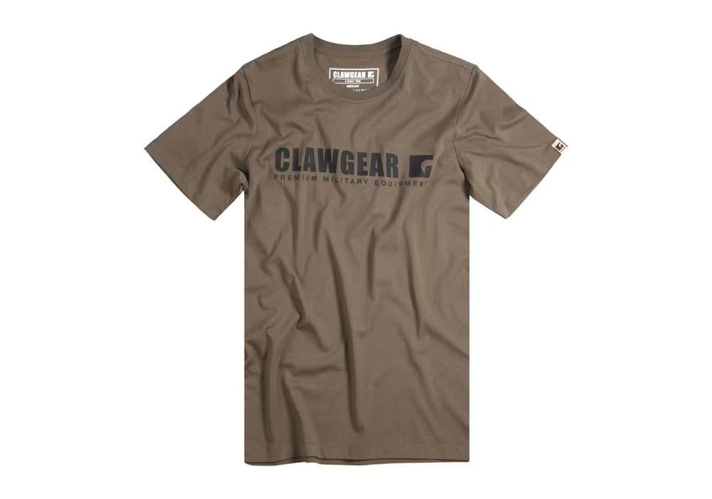 Clawgear Logo Short Sleeve T-Shirt RAL 7013 Green