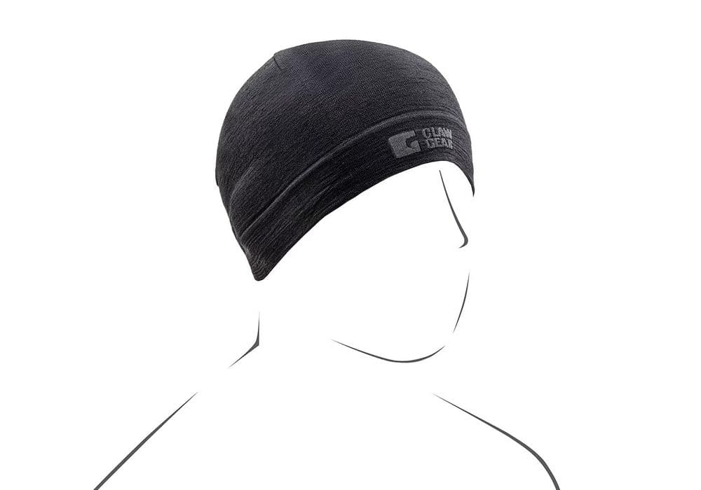 Clawgear Merino Seamless Beanie Docker Hat Cap Black