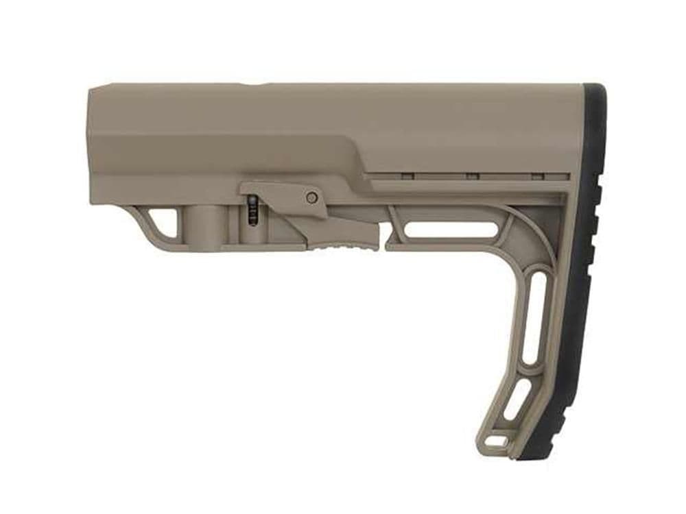 Cobra Airsoft Minimalist Clubfoot Light Weight Stock M-Series Dark Earth 030-DE