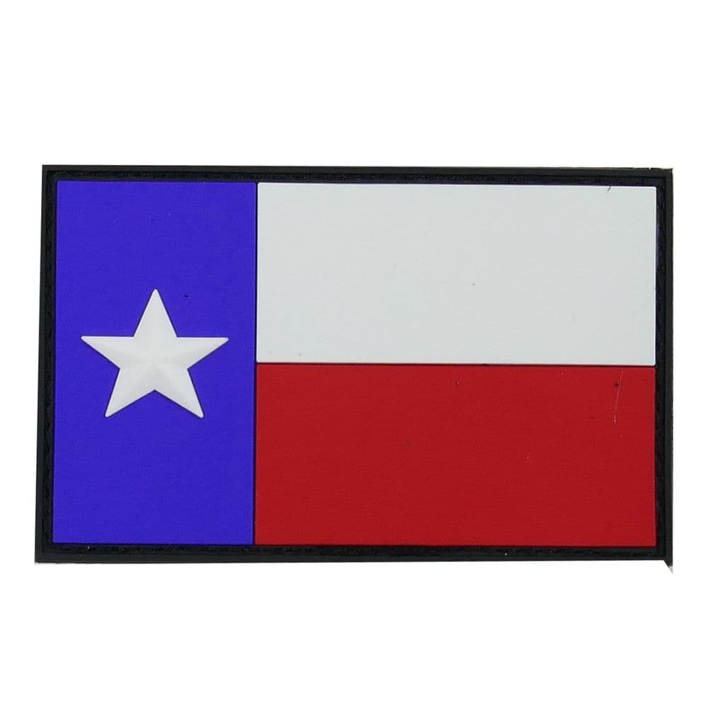 Cobra Airsoft Texas Flag Moral Patch Flash Rubber 75 x 50mm