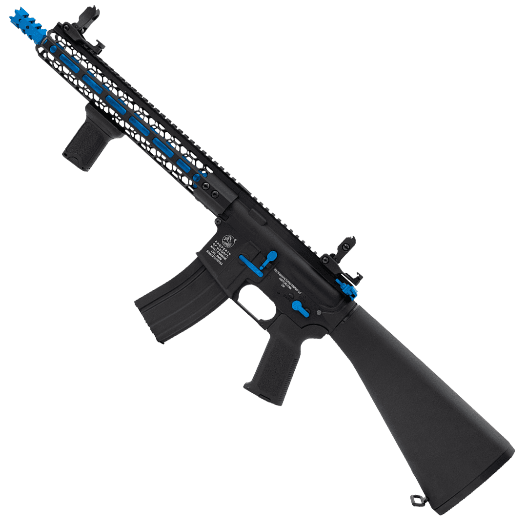 Cybergun Colt M4 Lima Airsoft Rifle AEG Blue