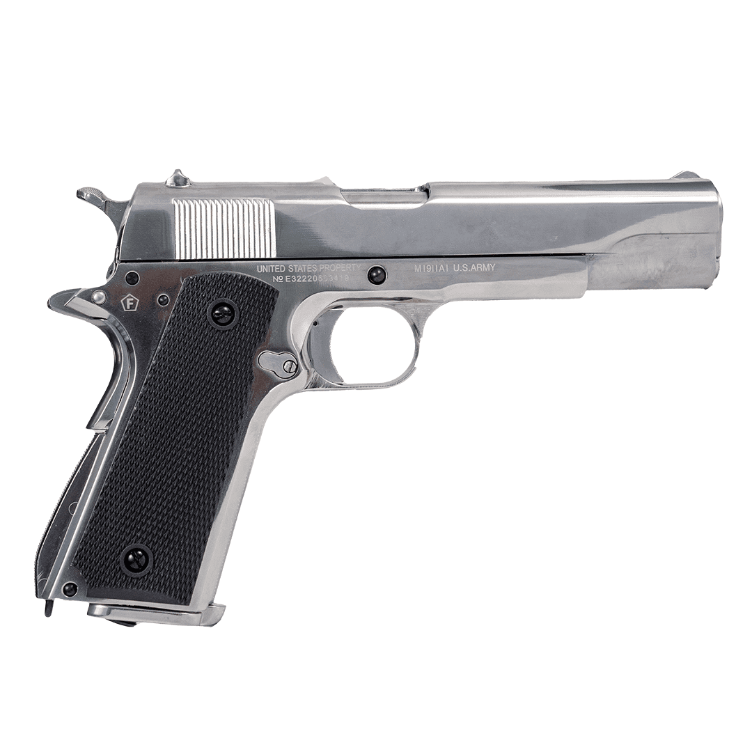 Cybergun SRC Colt 1911 A1 Airsoft Pistol Silver CO2