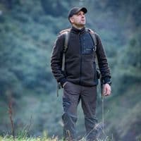 Deerhunter Rogaland Fibre Pile Fleece Jacket Chocolate Brown RRP £119.99