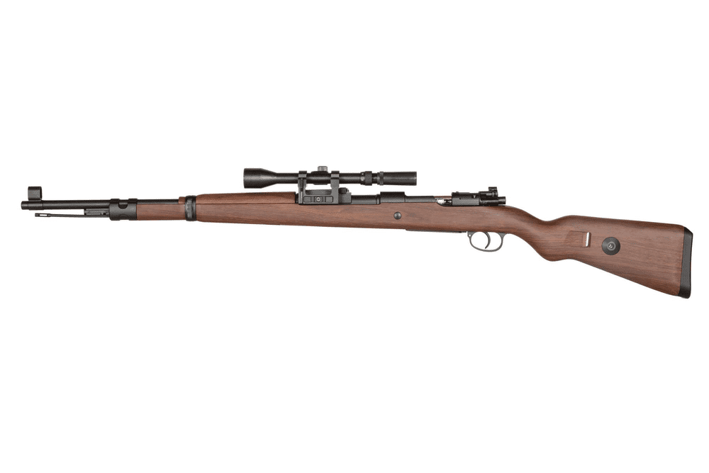 Double Bell Kar98k Rifle Replica Spring Powered Polymer Version + Optics