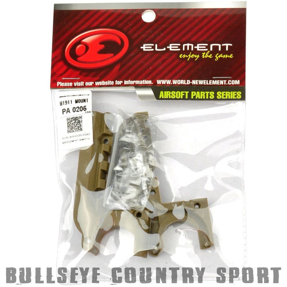 Element Airsoft Under Rail Pistol Mount For 1911 Dark Earth 20mm Torch PA0205