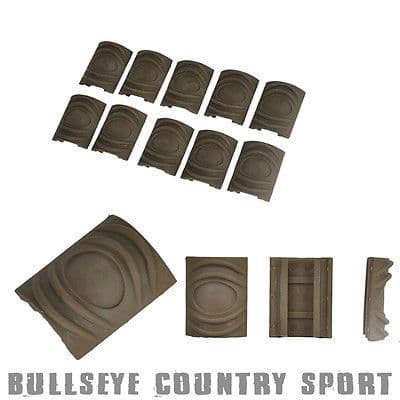 Element Short TDI Ris Rail Cover Set 10 Pcs Black Dark Earth