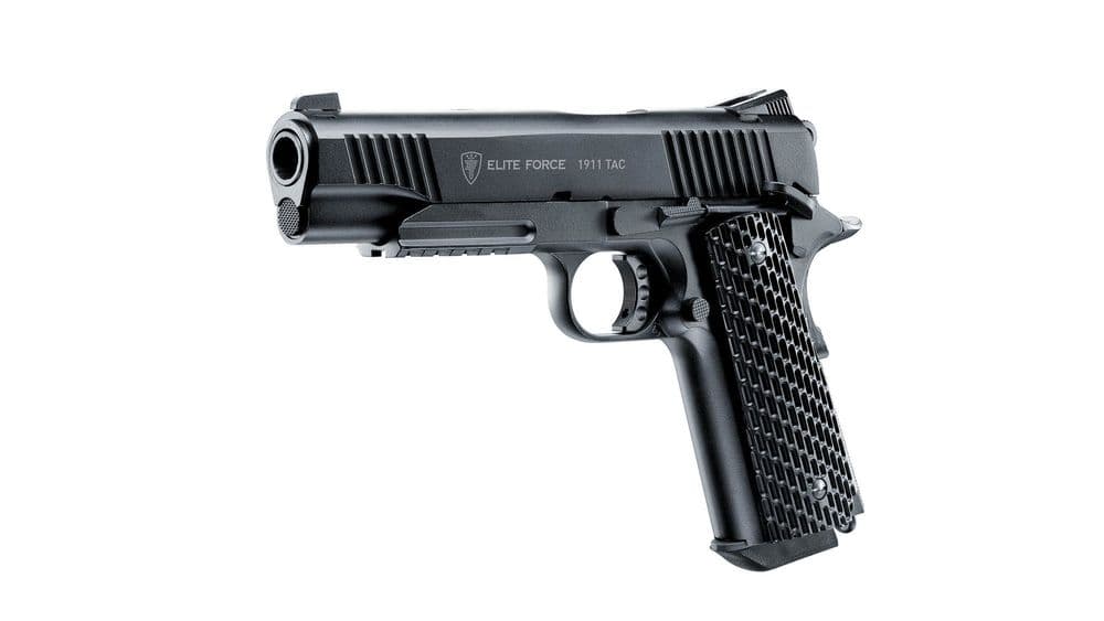 Elite Force KWC 1911 Tac Airsoft Pistol C02 Black