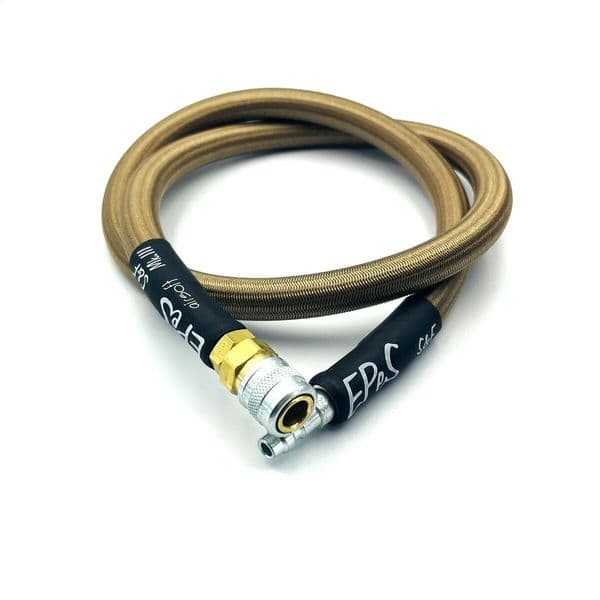 EPeS Airsoft Premium HPA Soft & Flexible Line Hose With Coupler Coyote