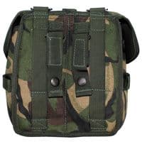 Ex-Army Double Duo Magazine Pouch DPM Flap Close Molle