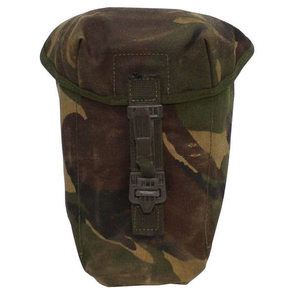 Ex-Army Large Water Bottle Pouch DPM Woodland Camo Flap Close Molle