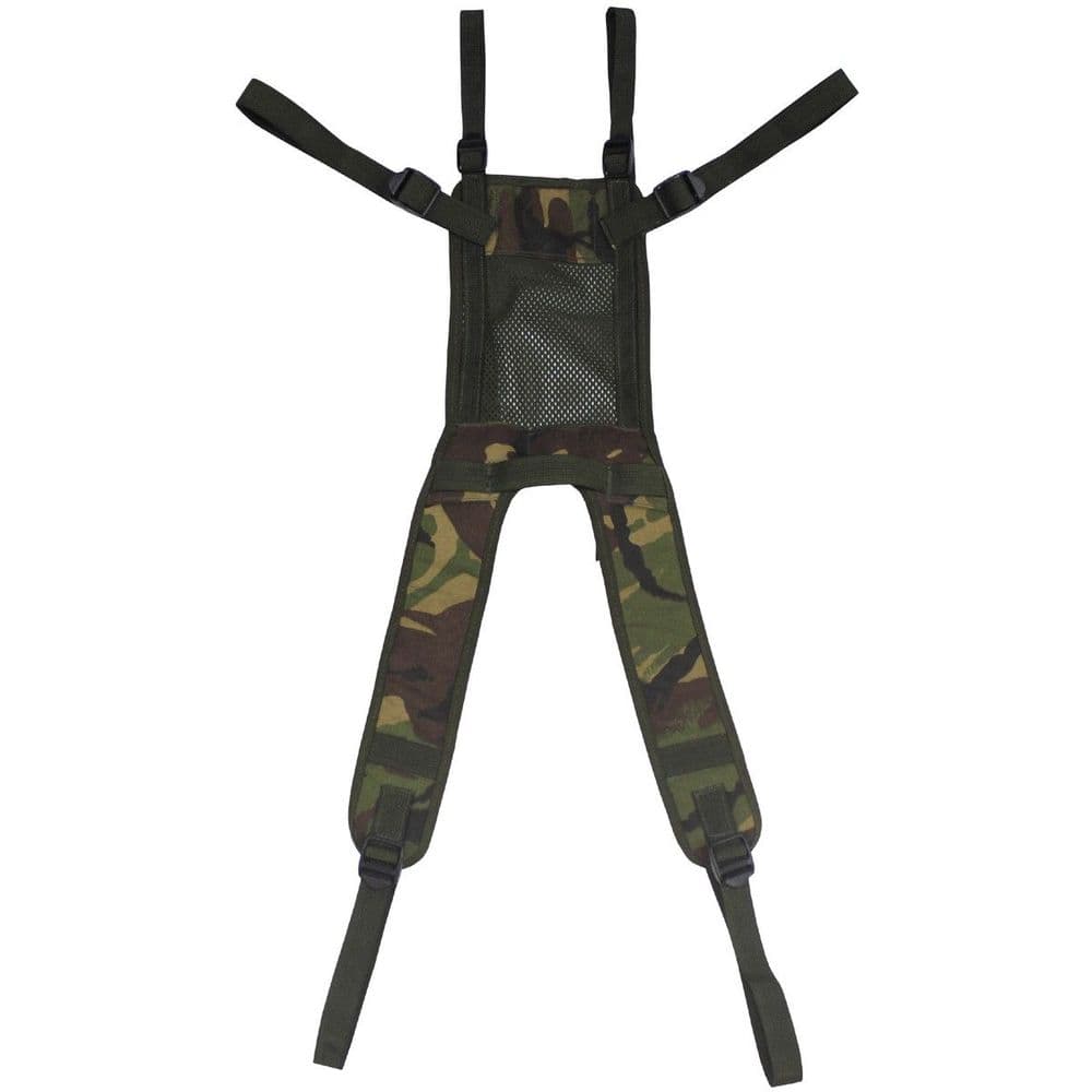 Ex Army Surplus British Suspender Webbing Yoke PLCE DPM Camo