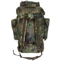 Ex Army Surplus German Combat Backpack Flecktarn Camo Camp Hike Rucksack