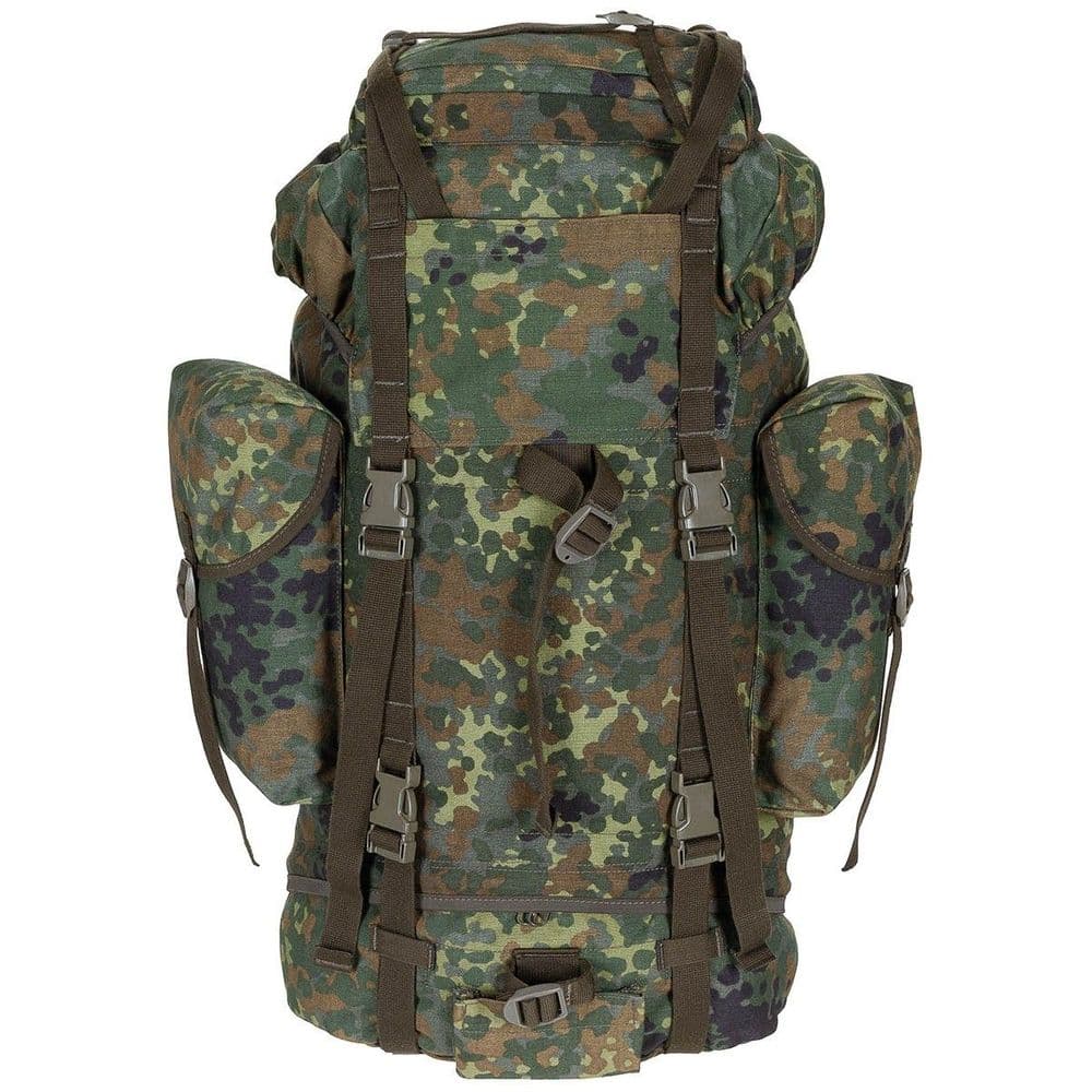 Ex Army Surplus German Combat Backpack Flecktarn Camo Camp Hike Rucksack