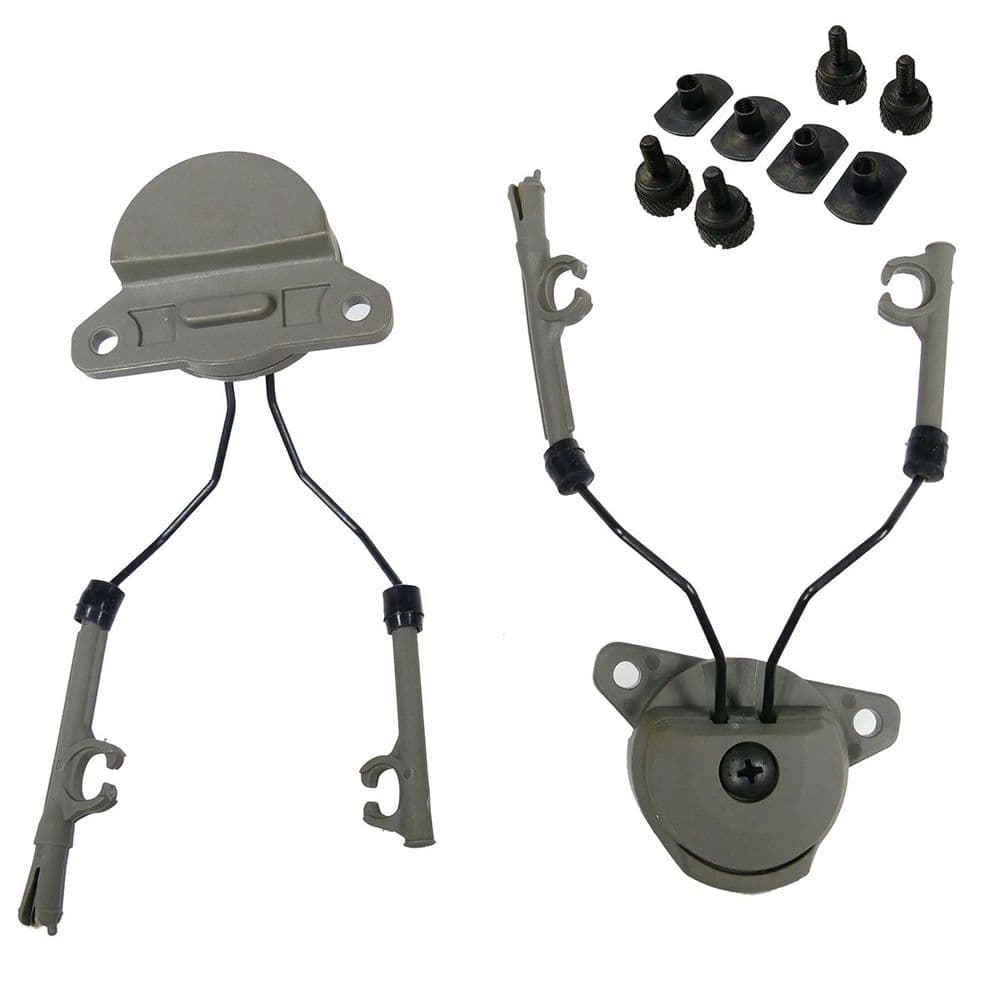 FMA Airsoft EXF Comtac Rail Adapter For Head Sets Helmet