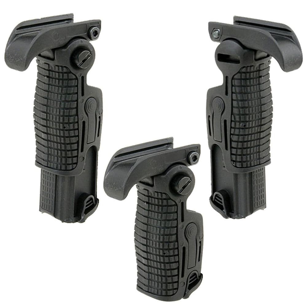 FMA Extendable Foldable Tactical Rifle Grip Black