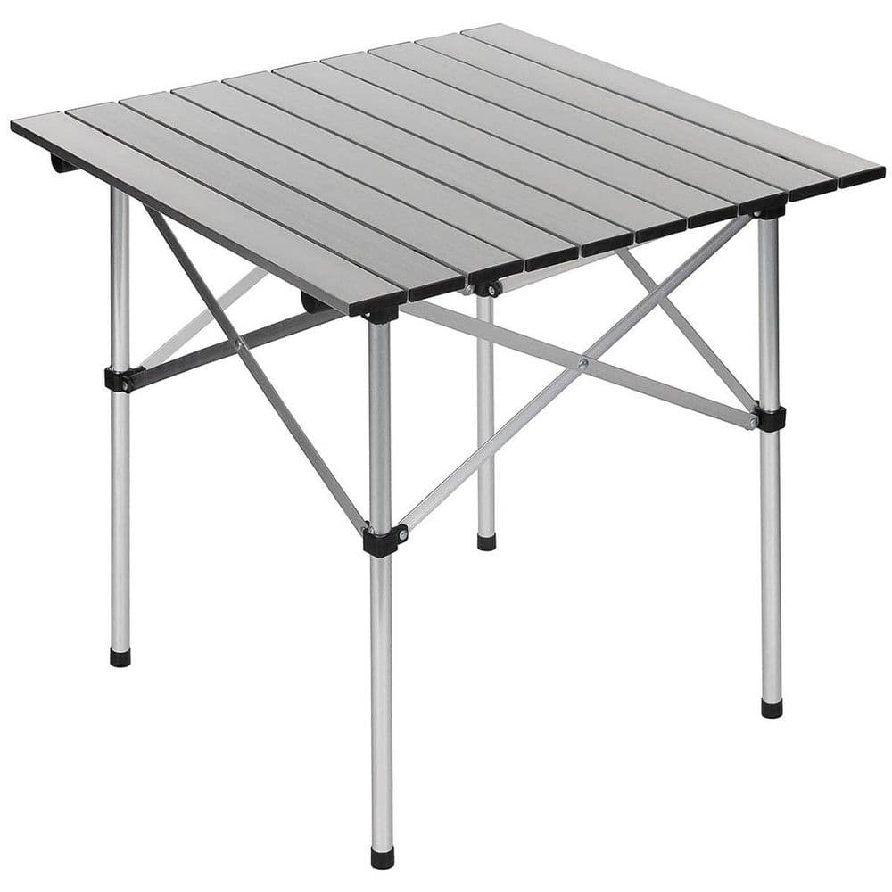 Fox Camping Roll Up Table Aluminium Foldable Frame Adventure