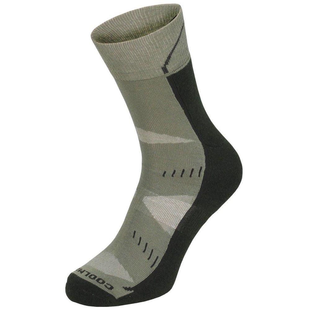 Fox Outdoors Arber Coolmax Trekking Socks Padded Sole Green