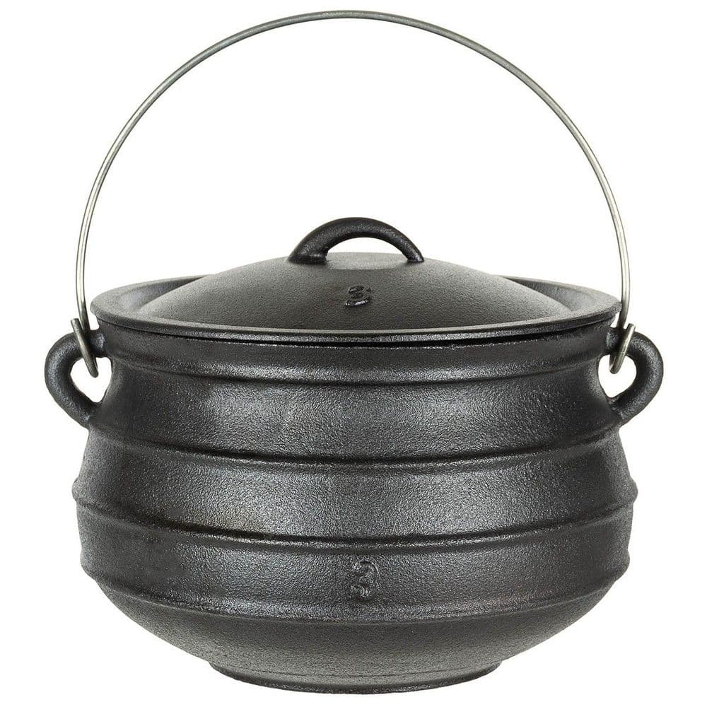 Fox Outdoors Cast Iron Camp Fire Cooking Pot Oven 7.0 ltr