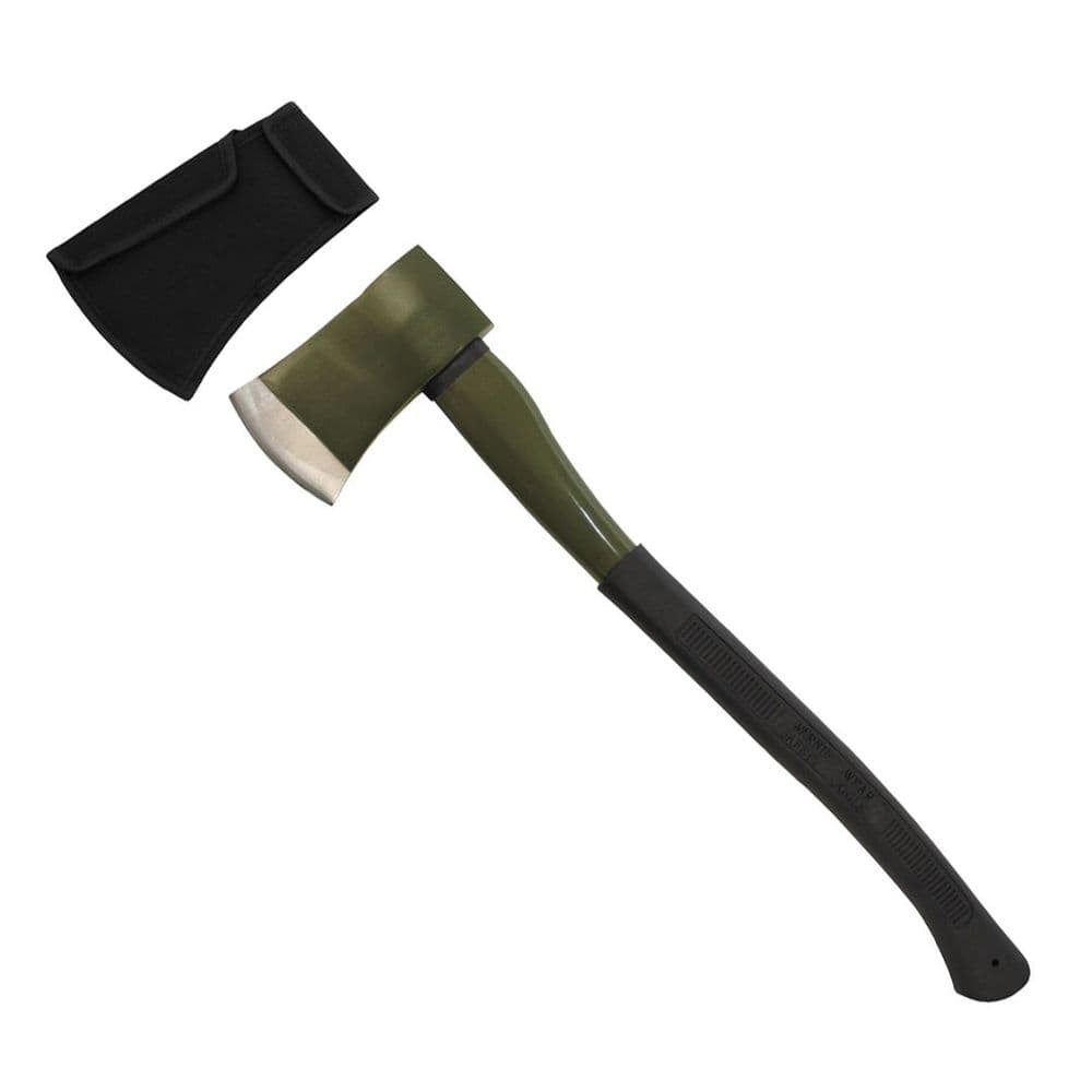 FOX Outdoors Deluxe Fibreglass Handle Axe Large OD Green